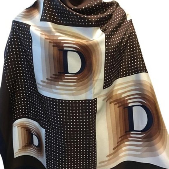 Christian Dior Abstract Trotter Silk Square - Picture 1 of 8